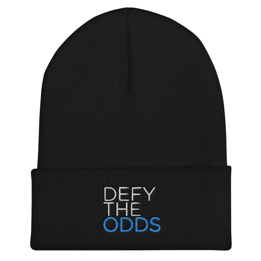 "Defy The Odds" Cuffed Beanie