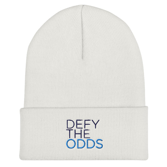 "Defy The Odds" Cuffed Beanie