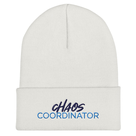 "Chaos Coordinator" Cuffed Beanie