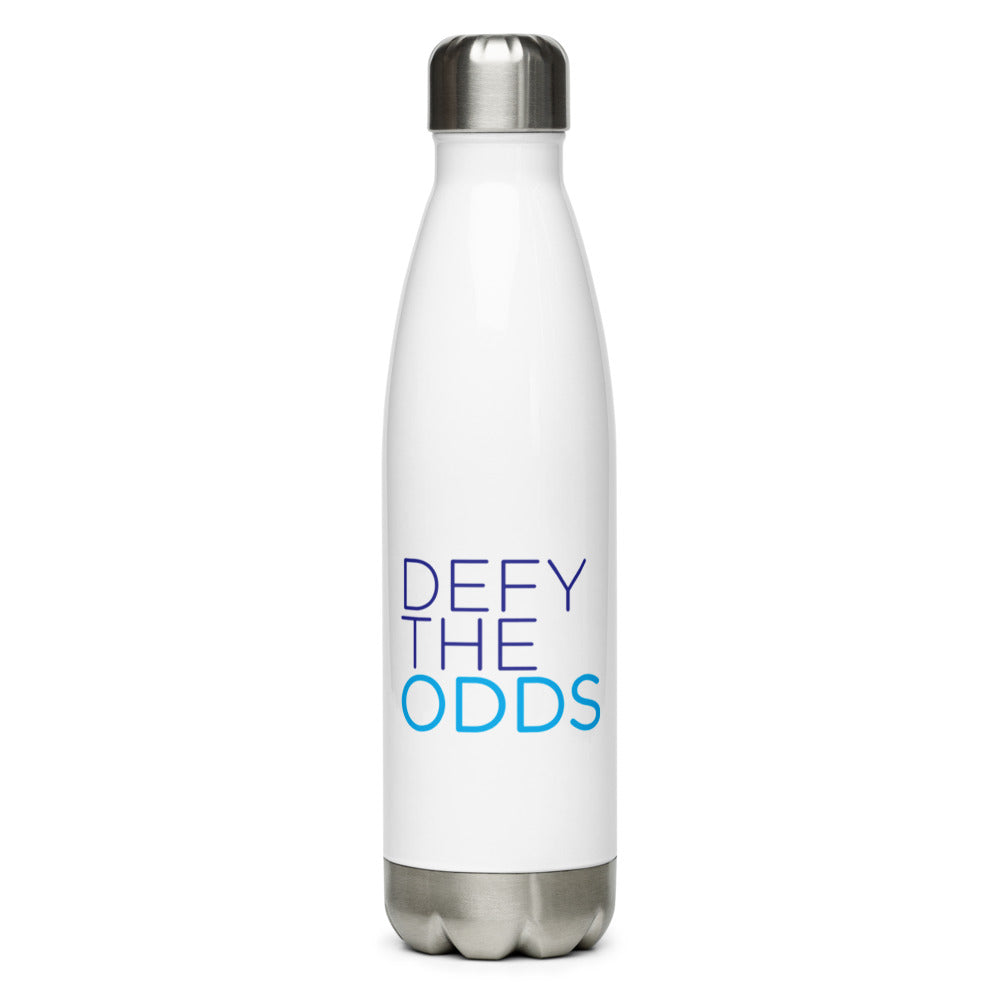 "Defy The Odds" Stainless Steel Water Bottle