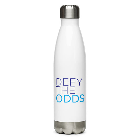 "Defy The Odds" Stainless Steel Water Bottle